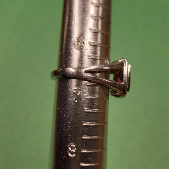 Pink Halo Ring with Accent Stones - Picture 6 of 7